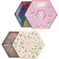 ACORUS Wellness & Loveland Tee Geschenkset - 120 Teebeutel, 12 Sorten - Natürliche Kräuter- & Früchtetees Box - Premium Tee Auswahl ohne Zusatzstoffe - Geschenkset für Entspannung & Wohlbefinden