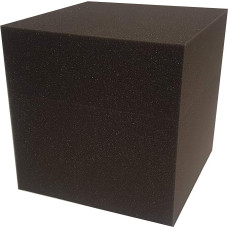 saarschaum Putų kubas Sėdynės kubas Tarpslankstelinio disko kubas Balanso pagalvėlė Statybinis blokas Kėdės kubas Akustinės putos 50 x 45 x 35 cm Juoda + kiti matmenys ir tankis (be dangtelio)
