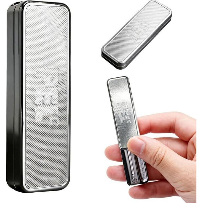 Fidget Toys Metall,Magnetischer Slider Card,Anti Stress Relief Spielzeug,Haptische Geschenke für Herren，Damen，Büro，ADHS