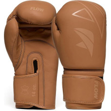 Flow Progress Boxing Gloves - Multilayer Foam - Cowhide - Matte Brown - 14 oz