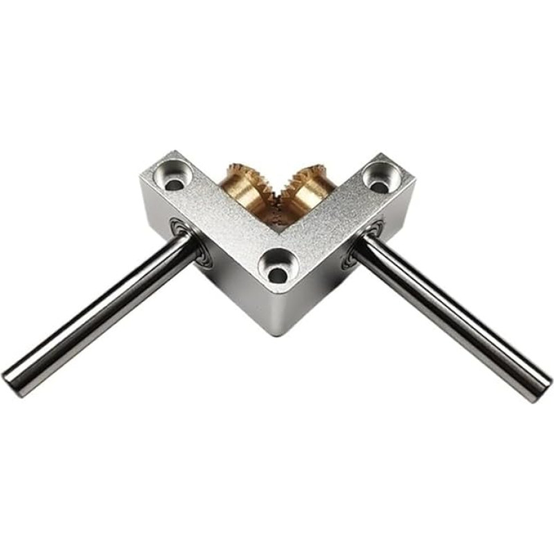 Sliekinis ratas 1:1 Perdavimas Dešiniojo kampo kampinė pavara Micro 90 laipsnių 4 mm - 4 mm veleno komutatorius C