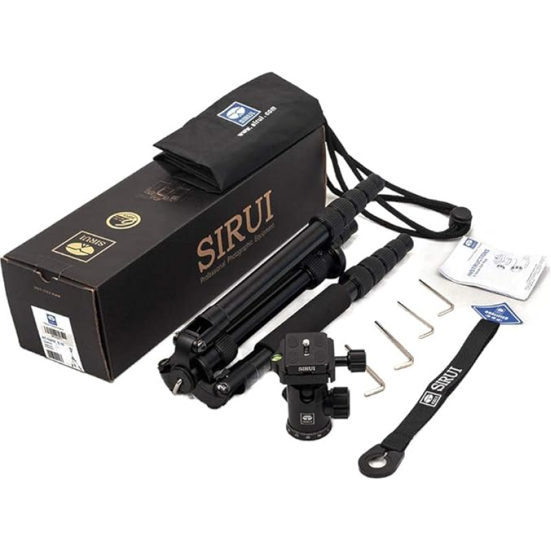 SIRUI NT-1005X universalus kelioninis trikojo rinkinys su monopodo koja ir rutuline galvute E-10
