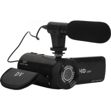 Vaizdo kameros vaizdo registratorius, Full HD 1080P Vlogging fotoaparatas su 2,4 colio IPS jutikliniu ekranu, 16x priartinimu, 16MP skaitmeninė vaizdo kamera su užpildymo šviesa, skirta 