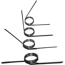 Mechaninės sukimo jėgos 5 STÜCKE Schraubenfeder 65Mn Rückholfedern Drahtdurchmesser 0,7 mm V-förmiger Schraubentorsionsring Winkel 60-180 Grad(4.2mm(6 ratai),6.5mm(10vnt),0.7mm(90 laipsnių))