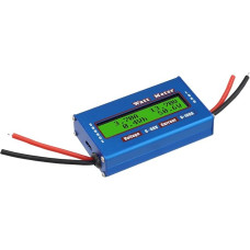 LCD skaitmeninis nuolatinės srovės galios analizatorius 4-60V 100A Saulės vėjo energijos matuoklis su baterijos vatų ampervalandžių monitoriumi