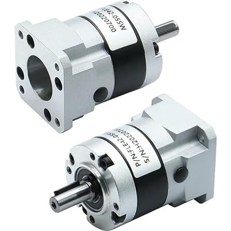 Hochpräziser Planetendrehzahlminderer für Schrittmotor zu FLE42-LSW, Verhältnis 4/5/10/20/25/50, Eingang 5 mm, Ausgang 8 (Verhältnis 20)