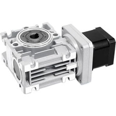 Schneckengetriebe Nema34, mechanisches selbsthemmendes Getriebe, 86 mm Lochausgang, Schneckengetriebe mit Schrittmotor(Ratio 80)