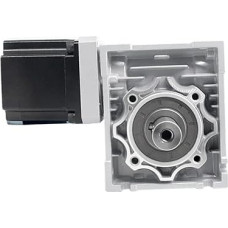 Schneckengetriebe, 86 mm, 90 Nm Nema34 mit 4840 N DC-Getriebemotor-Geschwindigkeitsreduzierer for Schrittmotor-Schneckengetriebe(Ratio 40, Nema34 Hollow Shaft)