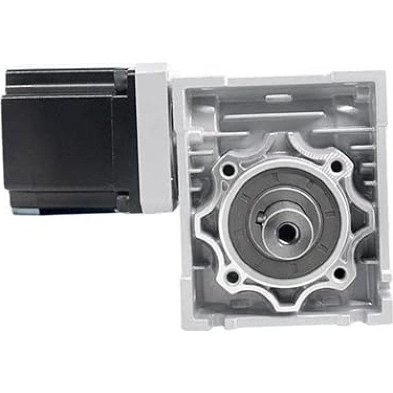 Schneckengetriebe, 86 mm, 90 Nm Nema34 mit 4840 N DC-Getriebemotor-Geschwindigkeitsreduzierer for Schrittmotor-Schneckengetriebe(Ratio 40, Nema34 Hollow Shaft)