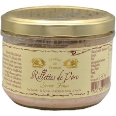 Laredy Rilletes de Pore Pork Llettes Classic French Spread France Includes FeinWert E-Book (1 x 180g)