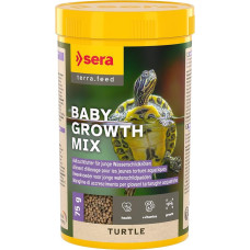 sera Turtle Baby Growth Mix 250ml (75g) | Aufzuchtfutter für Junge Wasserschildkröten Futter | Protein- & vitaminreich | Unterstützt gesundes Wachstum | Schildkrötenfutter | Schildkröten Futter