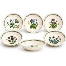 Portmeirion Botanic Garden Soup Bowl, Various Motifs - set of 6, Dia.20cm