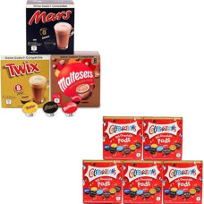 Karšta šokoladinė gėrimas, suderinamas su „Dolce Gusto“ – „Twix“, „Mars“, „Maltesers“, „Celebrations“ – 64 kapsulės