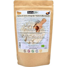 Dalia - Organic Whole Grain Oat Flour 500 g | Gluten Free | Rich in Fibre & Protein | Origin Italy | For Bread, Cake, Porridge & Fitness Recipes | Premium Quality