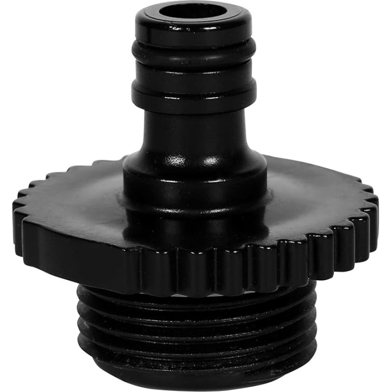 Originali „Einhell“ jungtis su išoriniu sriegiu, 33,3 mm (siurblio priedas, tinka 33,3 mm / 1 colio siurblio vidiniam sriegiui, skirta sodo žarnos prijungimui)