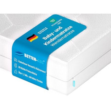 „Betten-ABC Mini Duo“ dvipusis čiužinys kūdikiams ir mažiems vaikams, 70 x 160 cm, su „Climate Band“ technologija ir dviem miego pusėmis, sertifikuotas pagal „Oeko-Tex“ standartą, nuimamas ir skalbiamas poliesterio užvalkalas, pristatomas pakuotėje