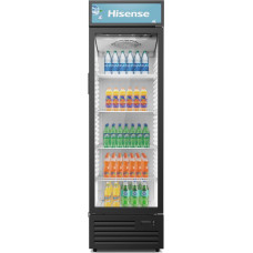 „Hisense“ CPC381N7ABD gėrimų šaldytuvas, atskirai stovintis, talpa 380 litrų (258 buteliai), stiklinės lentynos, kelios reguliuojamos lentynos, „PureFlat“ dizainas, plotis x aukštis x gylis: 60 x 200 x 64 cm [energijos klasė D]