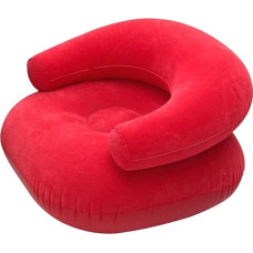 Sėdynės krepšys, kėdė, gultas, pripučiama „Lazy Sofa“, svetainės sofa, itin minkšta, skalbiama, lauko naudojimui, patogi, miegamojo dekoracija, raudona, U formos, B