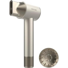 „Cecotec DryNova 2-in-1“ plaukų džiovintuvas su jutikliu, šampanės spalvos, 1400 W | Atstumo jutiklis automatiškai reguliuoja šilumą; galvos odos apsaugos režimas, plazmos technologija, 2 greičiai ir 3 temperatūros nustatymai