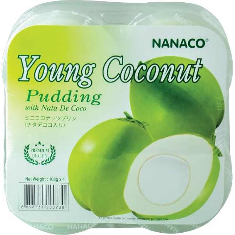 NANACO Pudding with Baby Coconut 432g