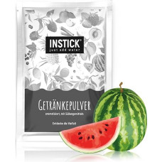 „INSTICK“ greitai tirpstantis gėrimas be cukraus (arbūzo skonio) – 1 pakuotė, skirta 18 l – veganiškas gėrimo milteliai, mažai kalorijų ir su vitaminu C – greitai tirpstantys milteliai
