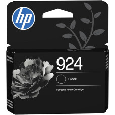 „HP 924“ juodas originalus rašalo kasetė | Rašalas skirtas „HP OfficeJet Pro 8120“, „8130“ spausdintuvams, ~500 puslapių (4K0U6NE)