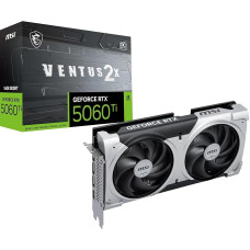 MSI GeForce RTX 5060 Ti 16G Ventus 2X OC Plus - 16GB GDDR7 (28Gbps/128-bit), PCIe 5, Boost: 2602 MHz, HDMI 2.1b, DisplayPort 2.1b, Extra Core Pipes