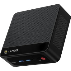 „Beelink“ mini kompiuteris SER5 PRO, „Ryzen 5 5625U“ (iki 4,3 GHz), 16 GB DDR4 RAM, 480 GB NVMe SSD, 4K išėjimas trims ekranams, AMD Radeon 7 branduolių 1800 MHz, „Wi-Fi 6“ / 2,5 Gigabit LAN / „Bluetooth 5.4“