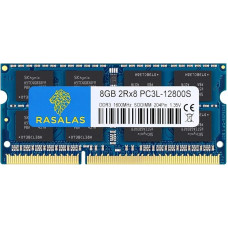 „Rasalas“ 8 GB 2RX8 PC3L-12800S DDR3 1600 MHz nešiojamojo kompiuterio atminties modulis PC3L-12800s 2Rx8 PC3-12800S 8 GB 1,35 V 204-kontaktų CL11 dvigubo rango RAM nešiojamųjų kompiuterių lustai