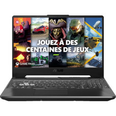 ASUS TUF Gaming A15-TUF506NF-HN007W 15.6 Inch FHD 144Hz Laptop (AMD Ryzen 5 7535HS Processor 3.3GHz, 16GB DDR5 RAM, 512GB PCIe 4.0 NVMe SSD, NVIDIA GeForce RTX 2050 GPU 4GB) - Keyboard AZERTY.