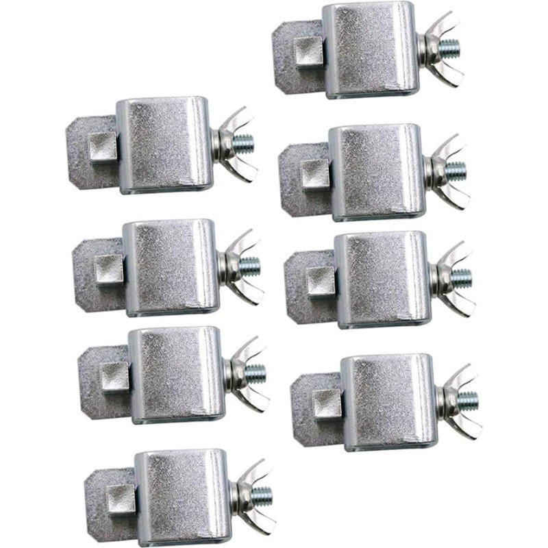 8 Stück Kleiner Stumpfschweißklemme aus Metall Rostfrei und Einfache Installation zum Schweißen von Geraden Karosserieblechen Am Auto