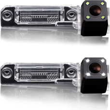 Dynavsal Auto Rückfahrkamera Einparkhilfe mit 8IR Nachtsicht 170° Weitwinkel Wasserdicht HD Auto Rückfahrkamera Ersatz für VW Caddy B5 B6 Passat 3C 3B Jetta Sagitar Multivan T5 Golf Plus Polo