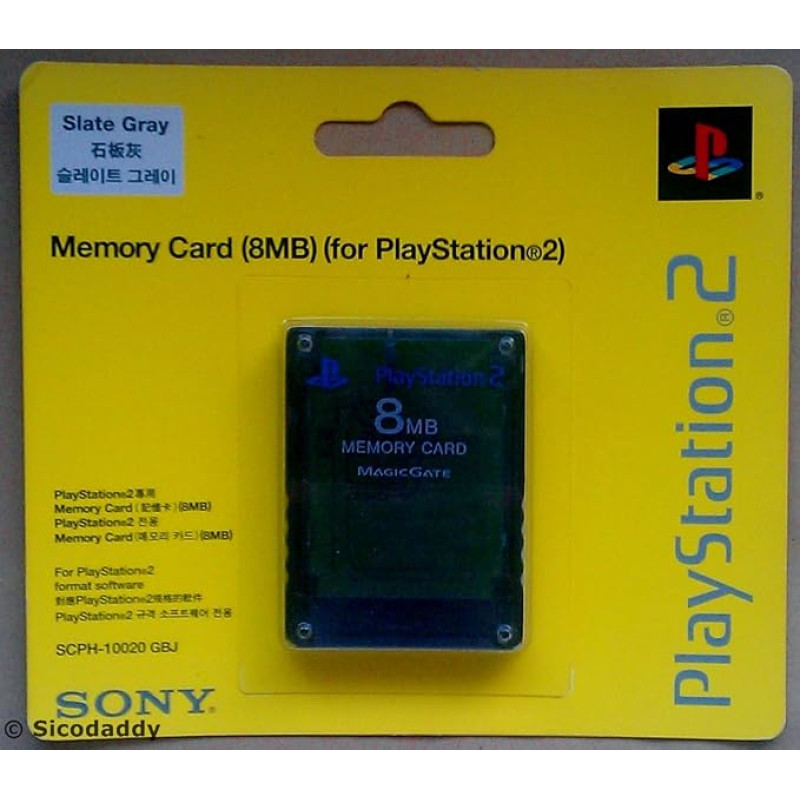„Sony“ SONY 8 MB atminties kortelė (šiferio pilka) *OFICIALI*