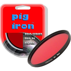 „Pig Iron Red R1 Pro“ filtro kontrasto stiprintuvas, skirtas juodai-baltos fotografijos specialiesiems efektams, fotoaparato objektyvo filtras (72 mm)