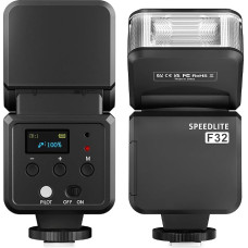 Andoer Portable Camera Flash 5600K±200 1-4S Cycle Time with Hot Shoe Suitable for Cameras