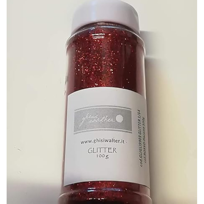 Porporina Glitter Tin 100 g Colour Red Christmas Decoration