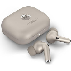 Motorola Mobility Moto Buds+ Sound by Bose (Bluetooth 5.3 Earbuds, Dolby Head Tracking + Dolby Atmos, Active Noise Cancellation, Wireless Charging, Up to 38 Hours), Beach Sand
