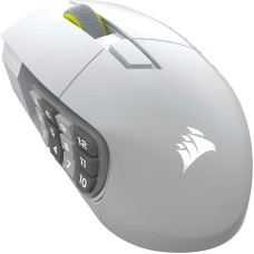 Corsair Scimitar Elite Wireless SE MMO Gaming Mouse - White