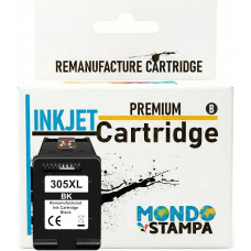 Atnaujintas rašiklio kasetė [1 vnt. 305XL juoda] Didelės talpos, suderinama su HP DeskJet 2820E, 2810E, 2700, 2710e, 2720e, 4120e, 2721e Plus, 4100, 4120, Envy 6020e, 6032e Pro 6430