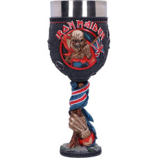 „Nemesis Now“ „Iron Maiden“ oficialiai licencijuotas „The Trooper“ taurė, 7,5 colių, raudona