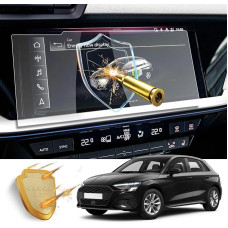 Coleya Navigation Screen Protector Compatible with Audi A3 8Y 2021 2022 2023 2024, Audi A3 8Y Tempered Glass Screen Protector, 9H Anti-Scratch GPS Screen Protector (10.1 Inches)
