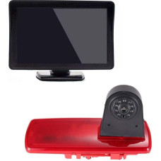 12 mm Lens CMOS Reversing Camera + 4.3 Inch TFT LCD Screen Car Monitor Brake Light Car Roof Reversing Camera for Fiat Talento Nissan NV300 Renault Trafic III Primastar Opel / Vauchall Vivaro