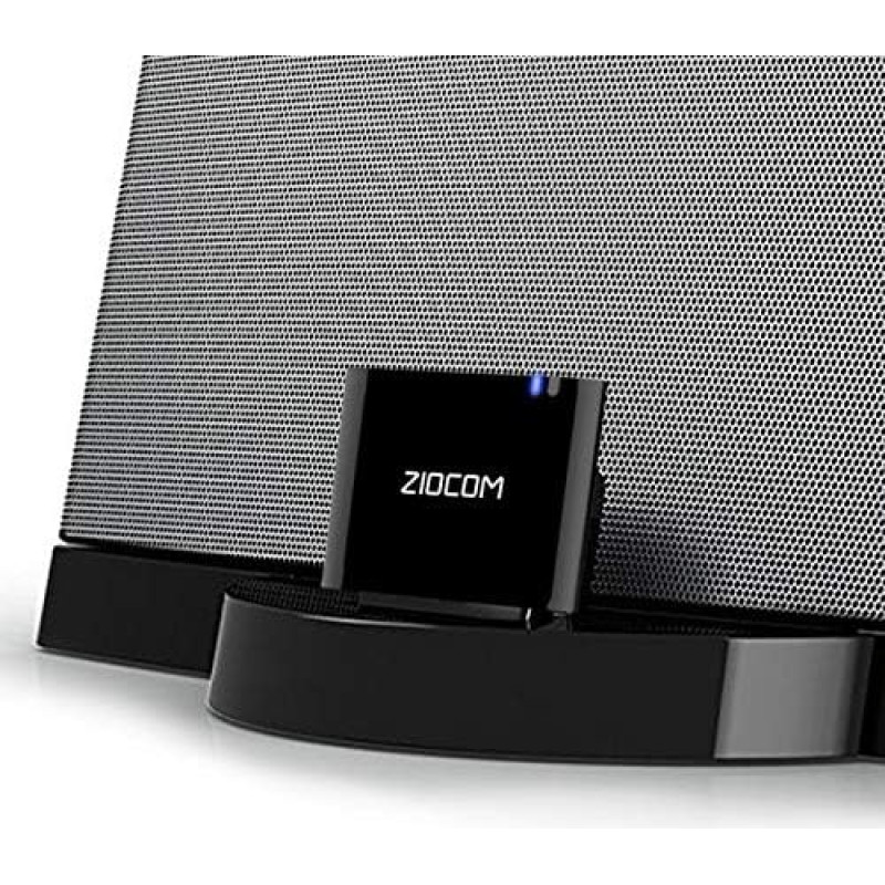 ZIOCOM Bluetooth-Adapter für Bose SoundDock, drahtloser Bluetooth-Audioempfänger für 30-poligen iPhone iPod Dock-Lautsprecher, Nicht für Autos oder Motorräder geeignet, schwarz