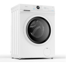 Midea MF10EW70B Washing Machine / 7 kg / 1400 rpm / Energy Efficiency Class A / Inverter Quattro Motor / Steam Function / Large Drum / Refill Function / Child Safety Lock / AquaStop, White