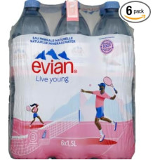 Evian negazuotas mineralinis vanduo, 1,5 l (6 vnt.)