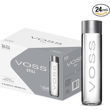 VOSS Water Still 375 ml, natūralus mineralinis vanduo, 24 vnt. (vienkartinė pakuotė, 24 x 375 ml)