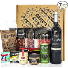 Gift Box – A Tapas Evening for Two – Specialities from Spain – Gift Idea for Gourmets & Friends of Spanish Cuisine