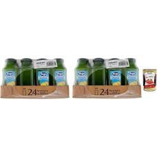 48 x Yoga Succo Pineapple Nettare, ananasų sulčių nektaras, gaivinančios vaisių sultys, tropinio skonio, stiklinė 200 ml + itališka gurmaniška Polpa di Pomodoro 400 g skardinė