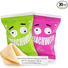 Laimingų sausainių plokšti juokeliai 30 žalių ir rožinių laimingų sausainių pakuotė Juokingi plokšti juokeliai vaikams ir suaugusiesiems vakarėliams, gimtadieniams, saldainių barui, dovanoms Šviežiai iškepti veganiški ir Vokietijoje pagaminti sausainiai