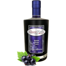 Balzaminis kremas Cassis 0,35 L 3 % rūgšties su originaliu Aceto Balzamiko kremu Di Modena IGP